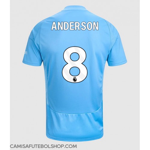 Camisa de time de futebol Nottingham Forest Elliot Anderson #8 Replicas 3º Equipamento 2024-25 Manga Curta